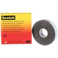 Scotch&reg; Electrical Semi-Conducting Tape, 19 mm (3/4") x 4.6 m (15'), Black, 30 mils Toolneeds Inc.