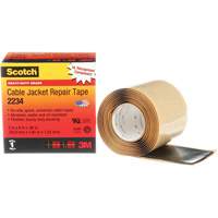 Scotch&reg; Cable Jacket Repair Tape, 51 mm (2") x 1.8 m (6'), Black, 60 mils Toolneeds Inc.