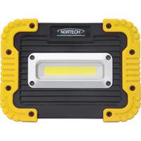 Portable Work Light, LED, 10 W, 1000 Lumens, Plastic Housing Toolneeds Inc.
