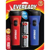 Trousse de lampe de poche &agrave; usage g&eacute;n&eacute;ral Eveready, DEL, 25 lumens, Piles D Toolneeds Inc.