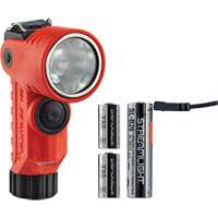 Vantage&reg; 180 X Multi-Fuel Helmet/Right Angle Flashlight, LED, Rechargeable/CR123A Batteries, Nylon Polymer Toolneeds Inc.