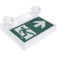 Running Man Sign with Security Lights, LED, Battery Operated/Hardwired, 12-1/10" L x 11" W, Pictogram Toolneeds Inc.