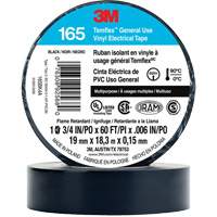 Temflex General Use Vinyl Electrical Tape 165, 19 mm (3/4") x 18 M (60'), Black, 6 mils Toolneeds Inc.