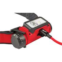 REDLITHIUM USB Hardhat Headlamp, LED, 600 Lumens, 5 Hrs. Run Time, Rechargeable Batteries Toolneeds Inc.