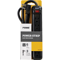 Power Strip, 6 Outlet(s), 3', 15 A, 1875 W, 125 V Toolneeds Inc.
