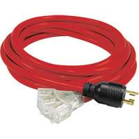 Generator Extension Cord with Tritap, STW, 10 AWG, 3 Outlet(s), 25' Toolneeds Inc.