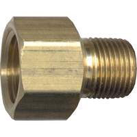 Pipe Adapter, FPT x NPT, 1/2" x 1/4" Dia., Brass Toolneeds Inc.