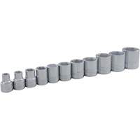 SAE Socket Set, 11 Pcs, 3/8" Drive Size Toolneeds Inc.