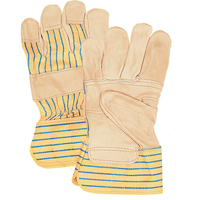 Gants d'ajusteur &agrave; paume renforc&eacute;e, Grand, Paume en Cuir fleur de vache, Doublure en Coton Toolneeds Inc.